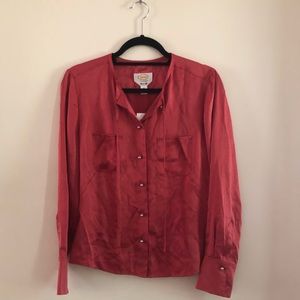 Silk Talbots blouse NWT